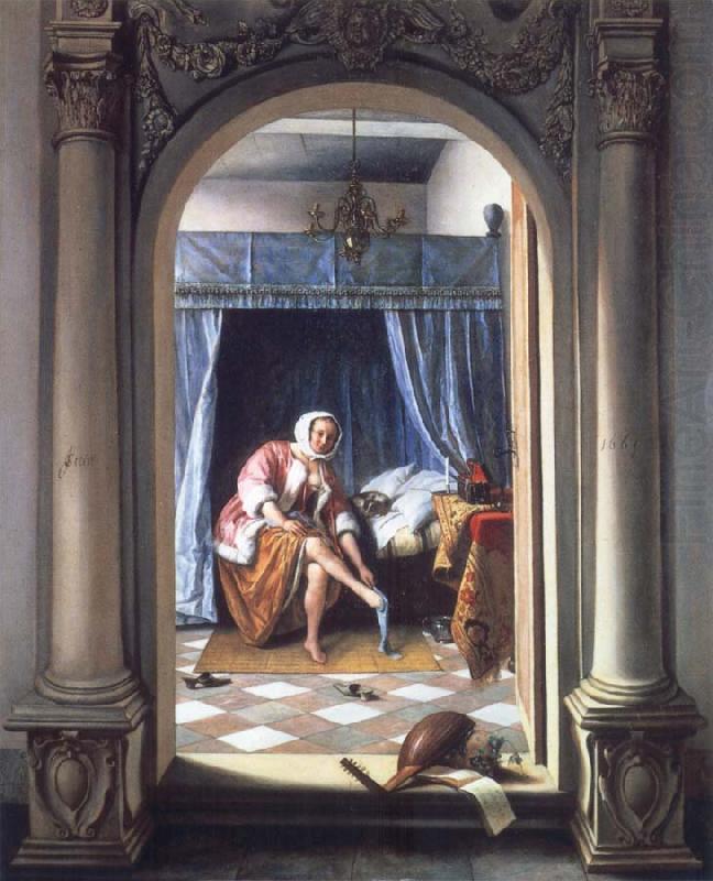 The toilet, Jan Steen